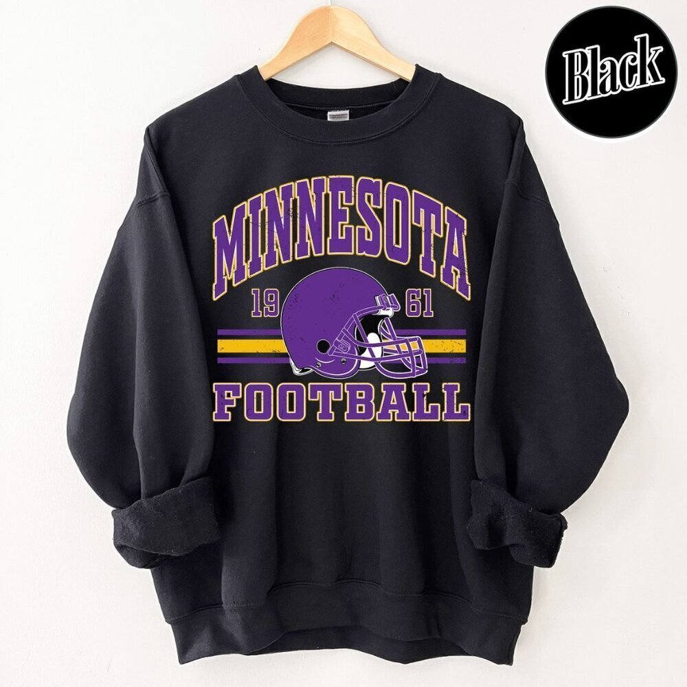Minnesota Football Retro Style Crewneck Sweatshirt 166
